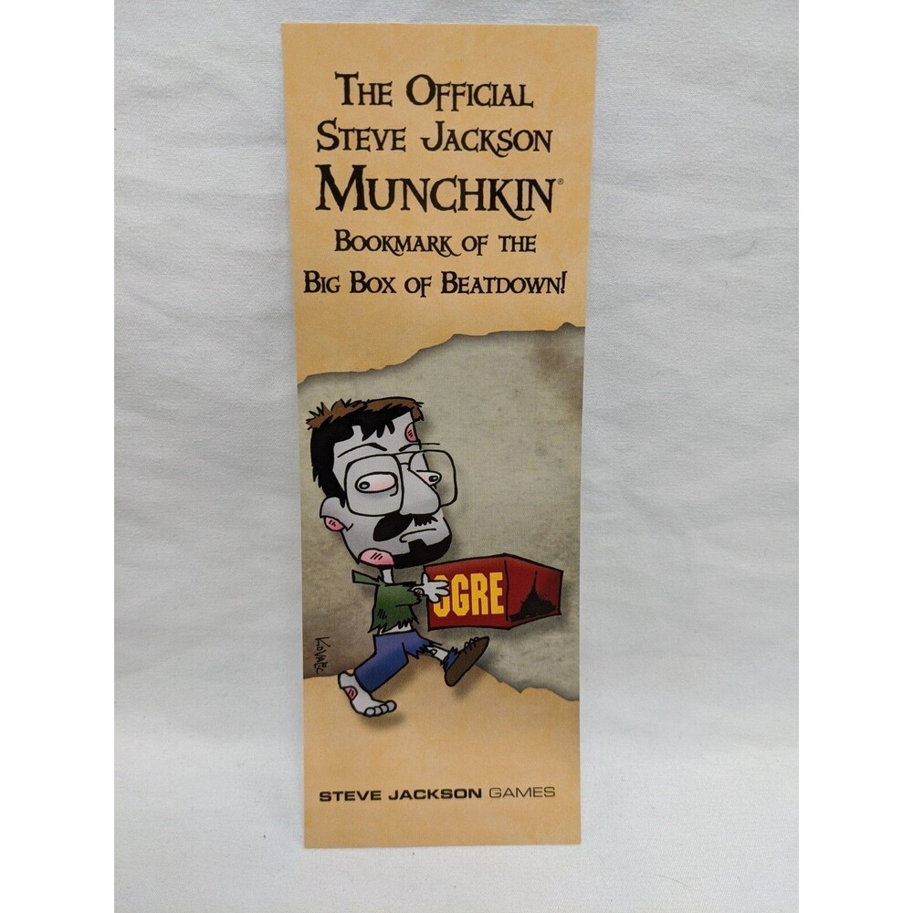 The Official Steve Jackson Munchkin Bookmark Of The Big Box Of Beatdown Promo
